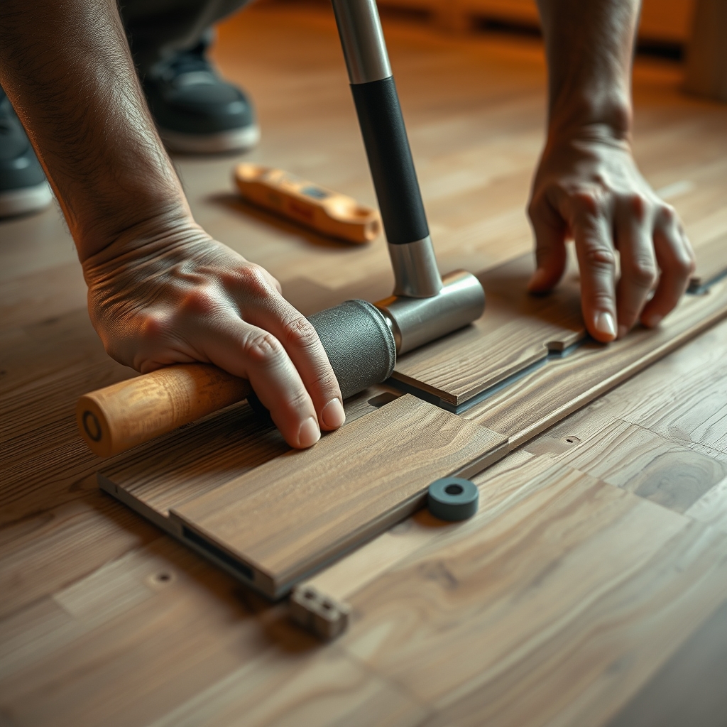 SPC flooring installation - Illustration 2