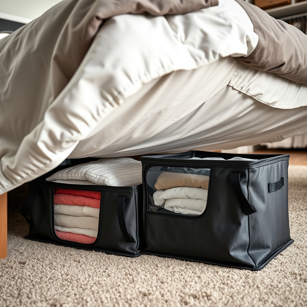 underbed storage in action